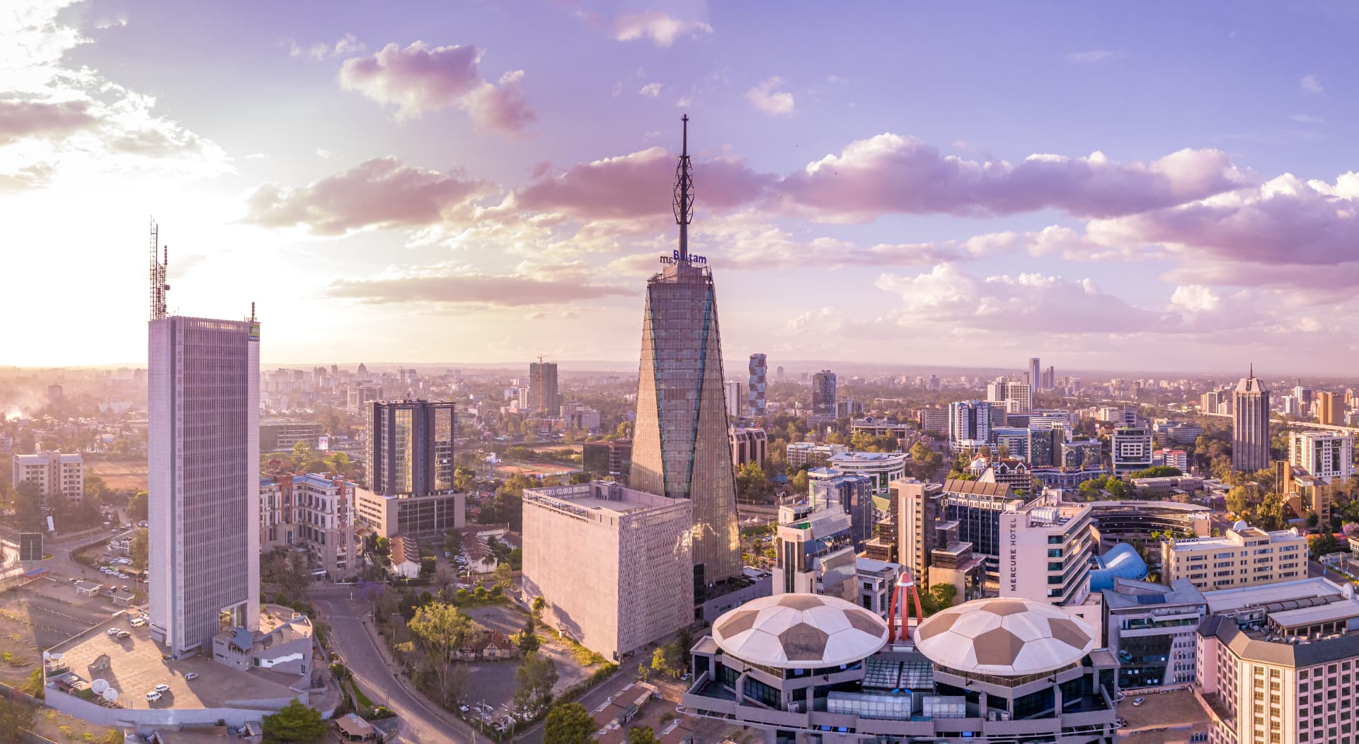 Upper Hill Skyline — Sunset Panorama