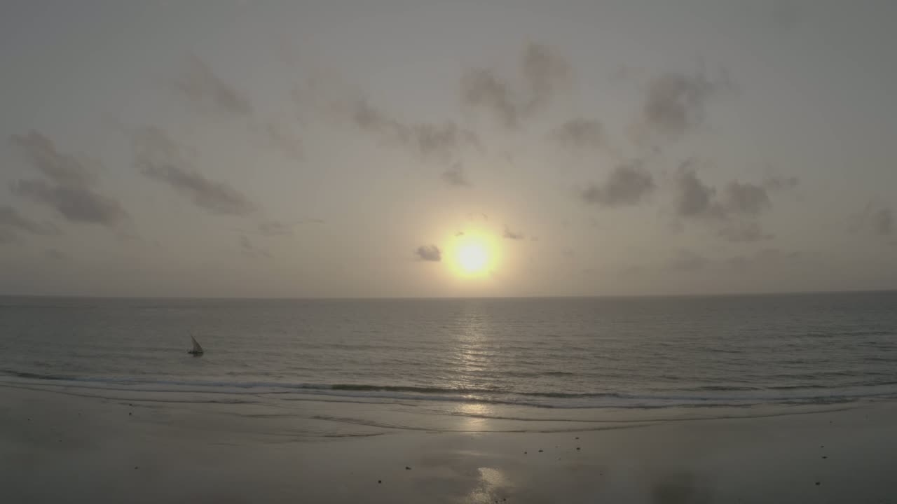 Dhow at Sunrise — Beach Reveal