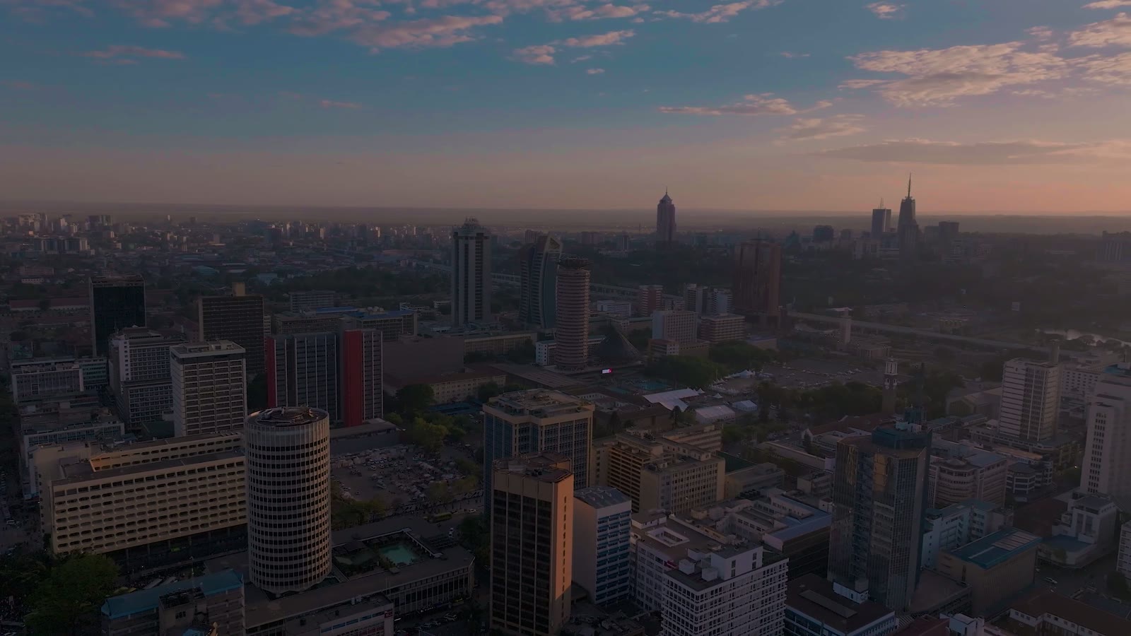 Nairobi Sunset — Wide Skyline